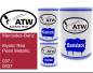 Preview: Mercedes-Benz, Mystic Red Pearl Metallic, 037 / 0037: 500ml Lackdose + 500ml Klarlack + 250ml Härter - Set, von ATW Autoteile West.